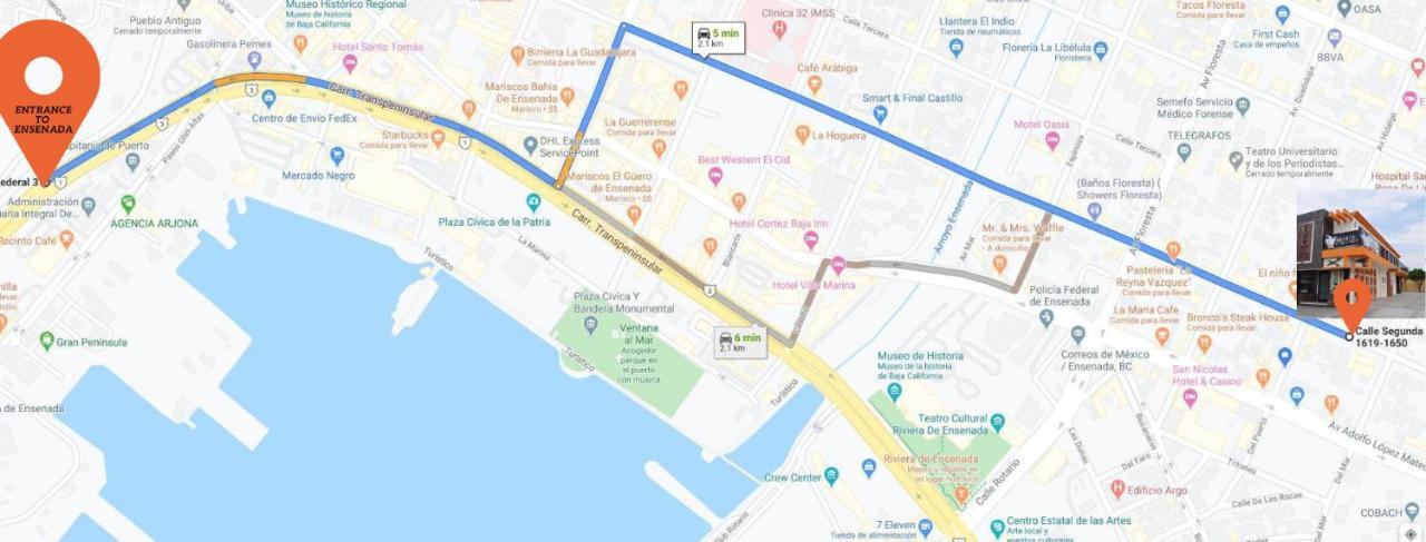 Habitaciones Maria Энсенада Экстерьер фото